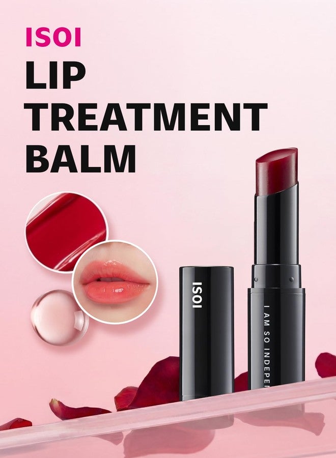ISOI Bulgarian Rose Lip Treatment Balm (Berry Rose) – Hydrating & Tinted Lip Balm for Dry Lips, Korean Skincare (0.18 oz, 5g) - Image 2